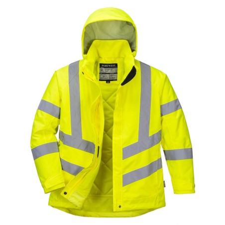 Parka d'hiver haute visibilité pour Femme Jaune ou orange - LW74