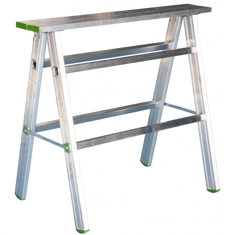 Tréteau en aluminium repliable 200 kg Tréteau en aluminium repliable 200 kg