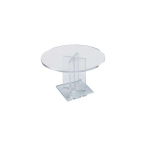 Pied de présentation rond diamètre 170x100 mm pour vitrine