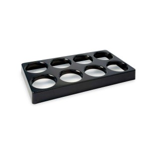 Présentoir 800x400x80mm pour 8 saladiers 180x180 mm