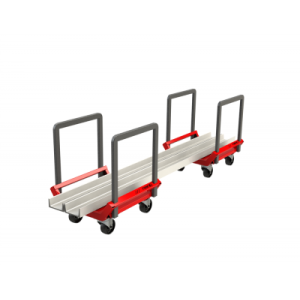 Rouleurs incurvés pour charges longues 500 kg