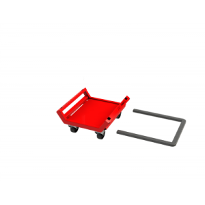 Rouleurs incurvés pour charges longues 500 kg