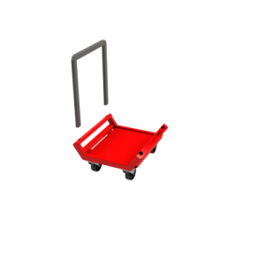 Rouleurs incurvés pour charges longues 500 kg