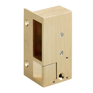 Gâche électrique à émission et contact stationnaire pour serrures horizontales n°2 hauteur 98 mm