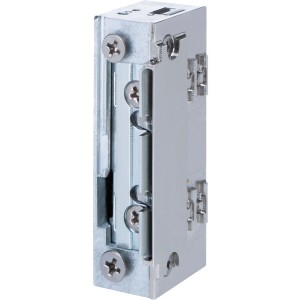 Gâche électrique à larder étanche profil étroit sans découpe à émission 10/24 vcc