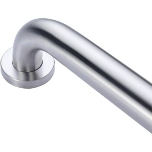Barres d'appui 600 mm inox pour WC salle de bain