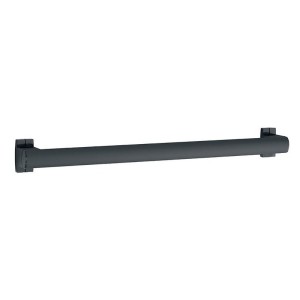 Barre d'appui droite pour salle de bain anthracite