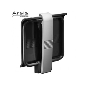 Siège de douche relevable ARSIS pied époxy gris - PELLET