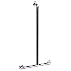 Barre de maintien en T diamètre 32 inox poli brillant - DELABIE