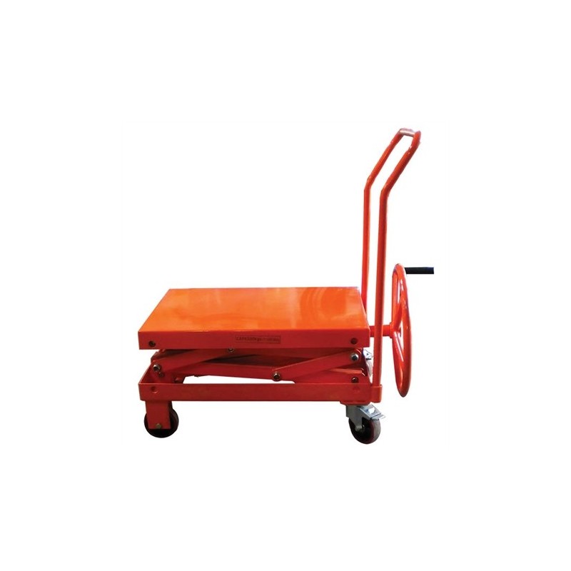 Table élévatrice manuelle à manivelle 250 kg