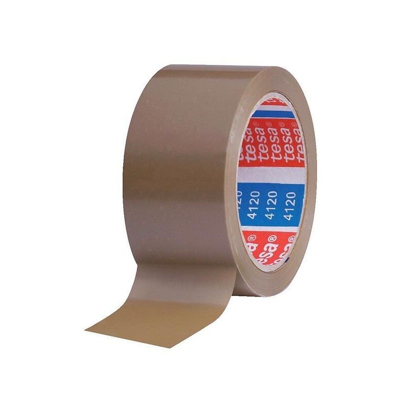 Adhésif d'emballage havane largeur 50 mm rouleau de 66 m - TESA