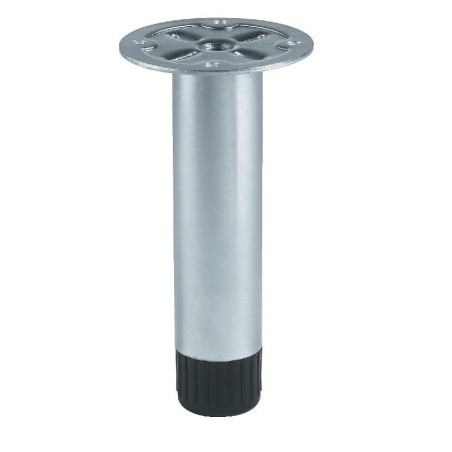 Pieds de meuble acier avec embase fixe 323 - CAMAR