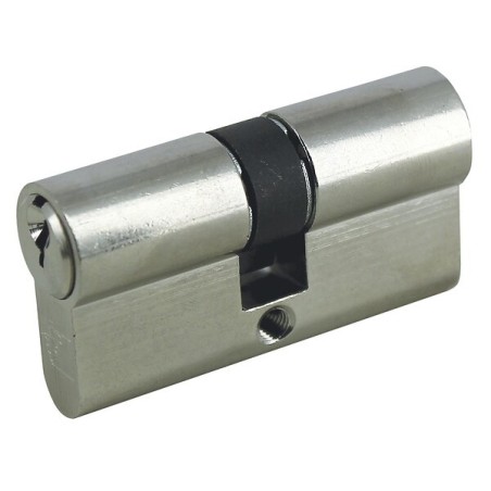 Cylindre double de sûreté - Profil européen varié en laiton nickelé