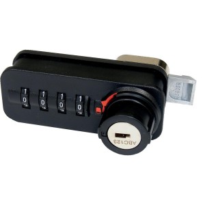 Poignée à code Dial Lock 59 avec fermeture à came pour porte bois ou acier - LEHMANN