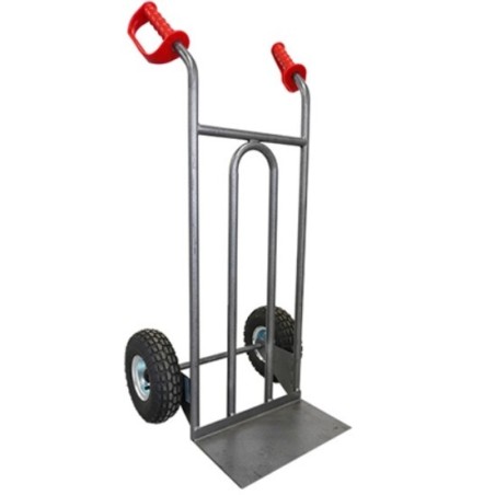 Diable acier tablier droit poignée ouverte 250 kg