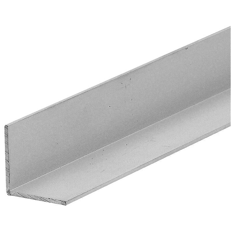 Cornière égale en aluminium finition argent satiné - DUVAL