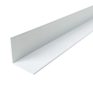 Cornière Aluminium égale laqué blanc RAL 9016 longueur 4 m - Atrius