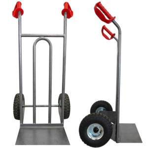 Diable acier tablier droit poignée ouverte 250 kg Diable acier tablier droit poignée ouverte 250 kg