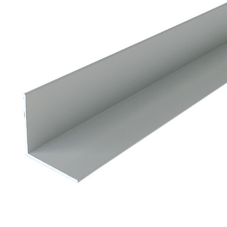 Cornière Aluminium égale anodisé argent longueur 4 M - Atrius