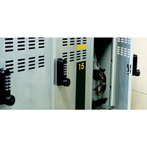 Serrure batteuse à code pour casier Jokey 300 avec cylindre de secours - LOKOD