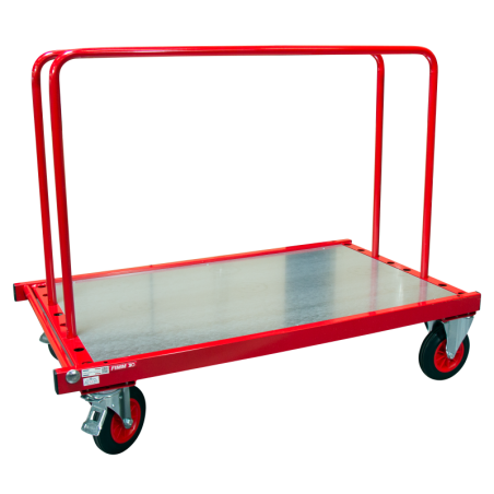 Chariot porte panneaux 500 kg avec ridelles
