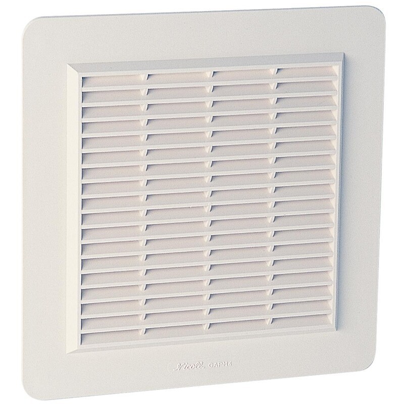 Grille de ventilation spéciale façade à visser ou à coller 246 x 246 mm - GAPM4 - NICOLL