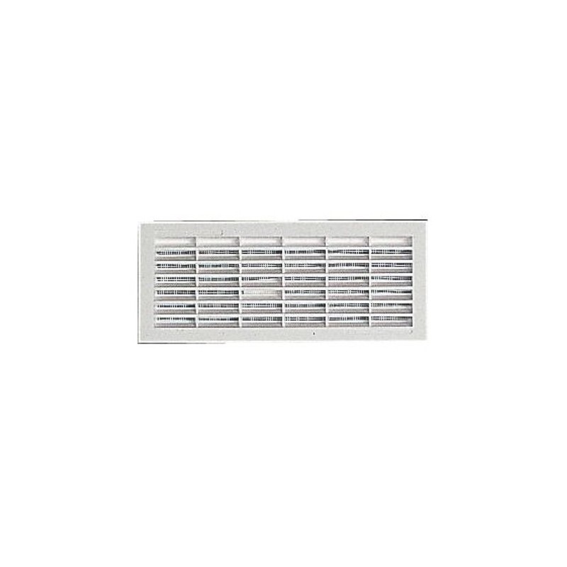Grilles de ventilation rectangulaires à encastrer 84 x 230 mm - avec moustiquaire - NICOLL