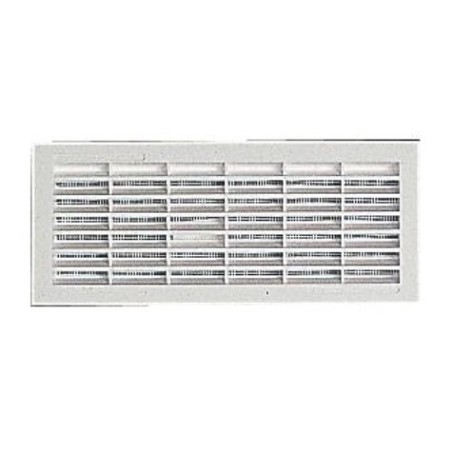 Grilles de ventilation rectangulaires à encastrer 84 x 230 mm - avec moustiquaire - NICOLL