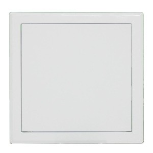 Trappe de visite en tôle acier zingué laqué blanc