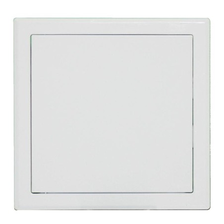 Trappe de visite en tôle acier zingué laqué blanc