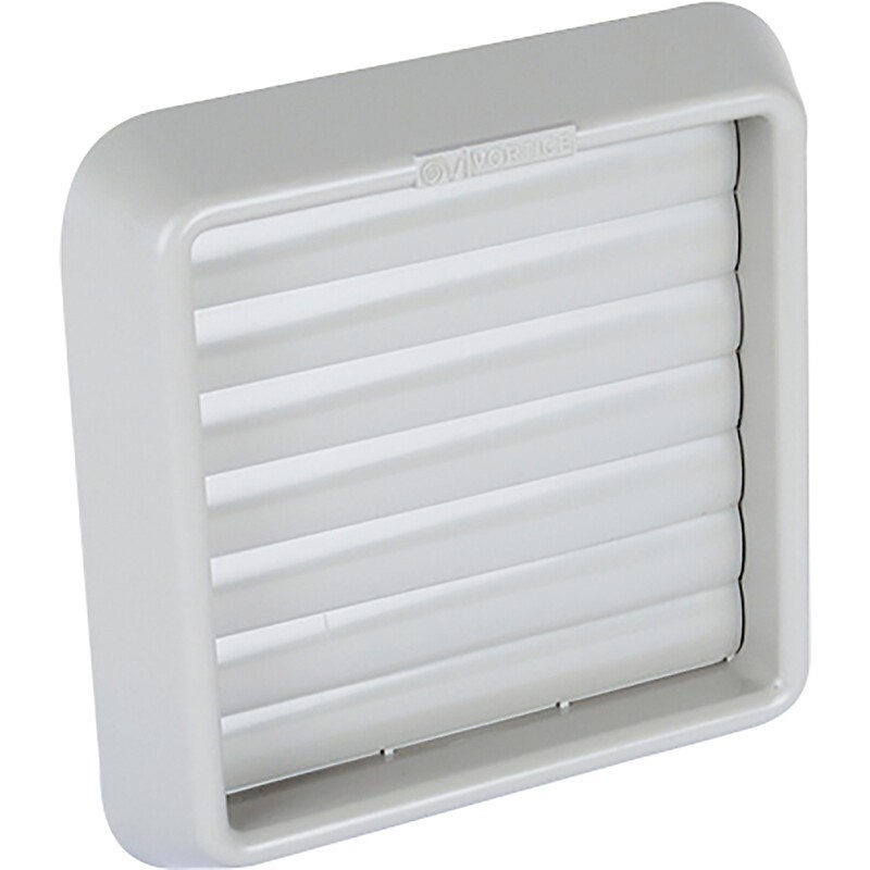 Grille à volets anti-retour à collerette - AXELAIR