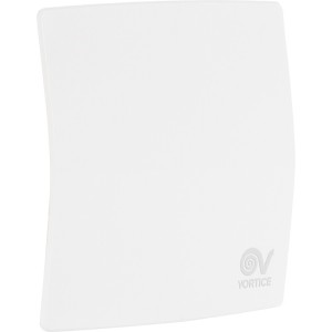 Façade pour extracteur Evo design blanche lisse 100 mm - AXELAIR