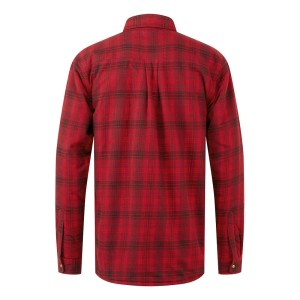 Chemise à carreaux doublée sherpa KA3 Noir ou rouge - KA313