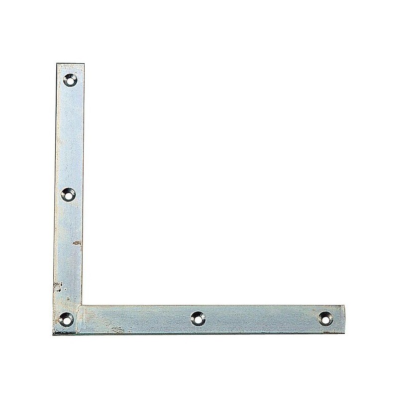 Équerre de renfort à bouts carré acier zingué - BURGAUD