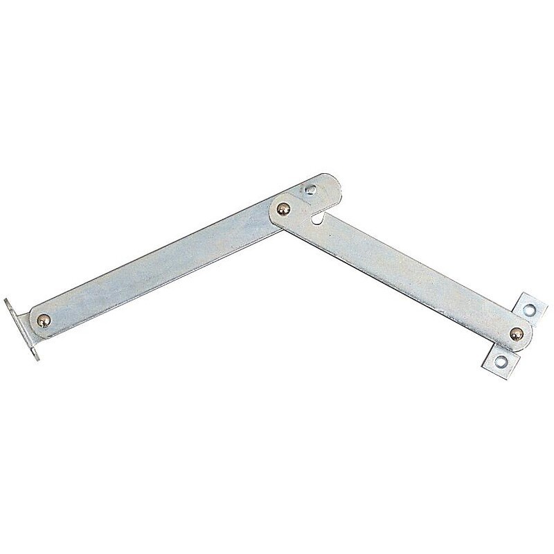 Compas d'arrêt acier zingué avec équerre et platine - MONIN