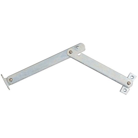 Compas d'arrêt acier zingué avec équerre et platine - MONIN