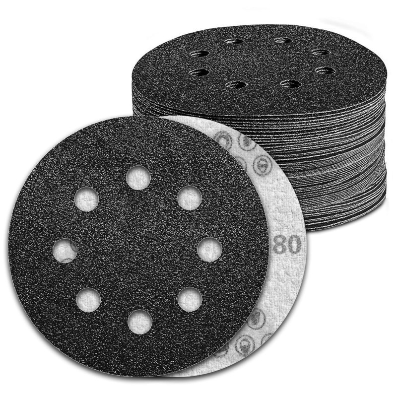 100 disques abrasifs Carbure de silicium pour Ponceuse Excentrique 100 disques abrasifs Carbure de silicium pour Ponceuse Excentrique