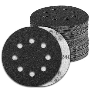 100 disques abrasifs 125 mm Carbure de silicium pour Ponceuse Excentrique 100 disques abrasifs 125 mm Carbure de silicium pour Ponceuse Excentrique