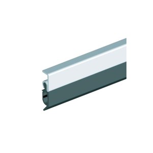 Profil d'encadrement de porte en aluminium avec lèvre PVC souple type Elro XL