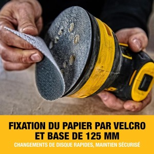 Ponceuse excentrique sans fil XR 18V Brushless, 125mm - DEWALT Ponceuse excentrique sans fil XR 18V Brushless, 125mm - DEWALT
