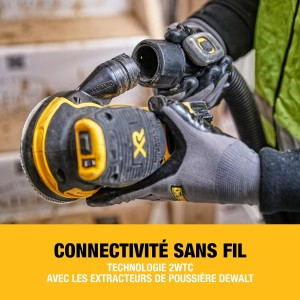 Ponceuse excentrique sans fil XR 18V Brushless 125mm