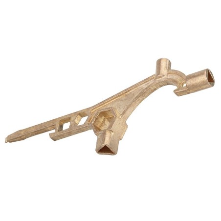 Clé tricoise multifonction en cupro-aluminium 11 fonctions - COUILLET