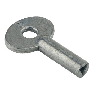 Clé zamak femelle triangle 5mm pour cadenas artillerie - THIRARD