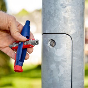 Clé forme stylo pour armoires de commande et systèmes de fermeture type batteuse avec embouts de vissage - KNIPEX