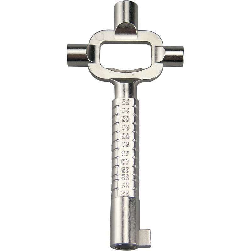 Clé universelle à panneton