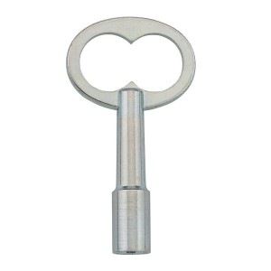 Clé à triangle ascenseur de 9 mm en acier zingué