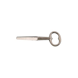 Clé de portière en fonte polie à carré conique de 6 à 10 mm type 63