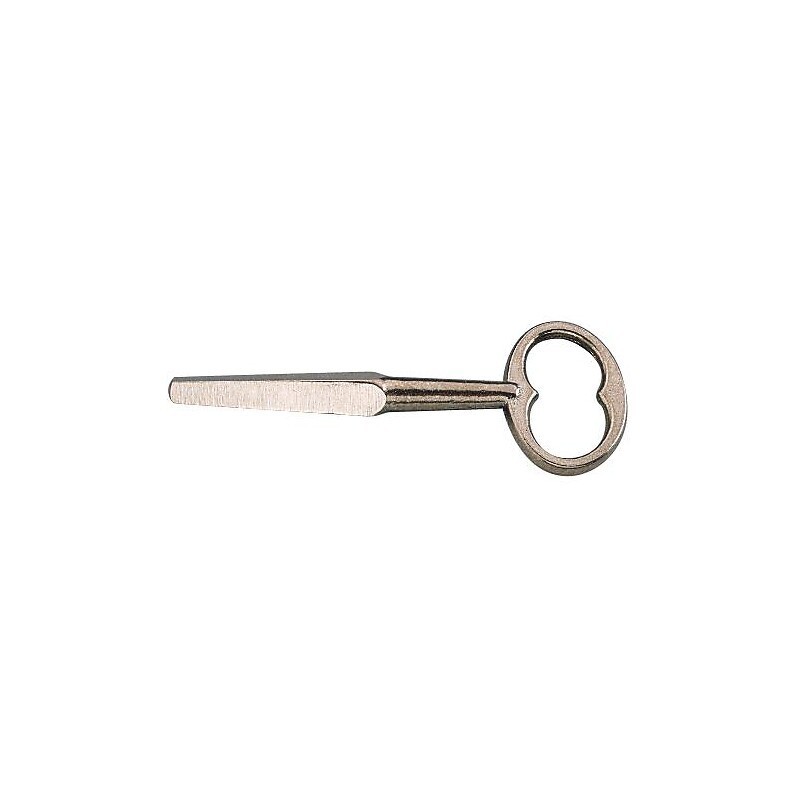 Clé de portière en fonte polie à carré conique de 6 à 10 mm type 63