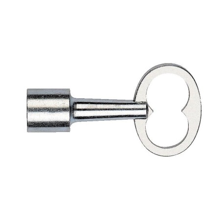 Clé à triangle pompier de 14 mm en acier zingué longueur 80 mm