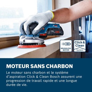 Ponceuse excentrique sans-fil GEX 18V-125 Bosch Professional 18V System